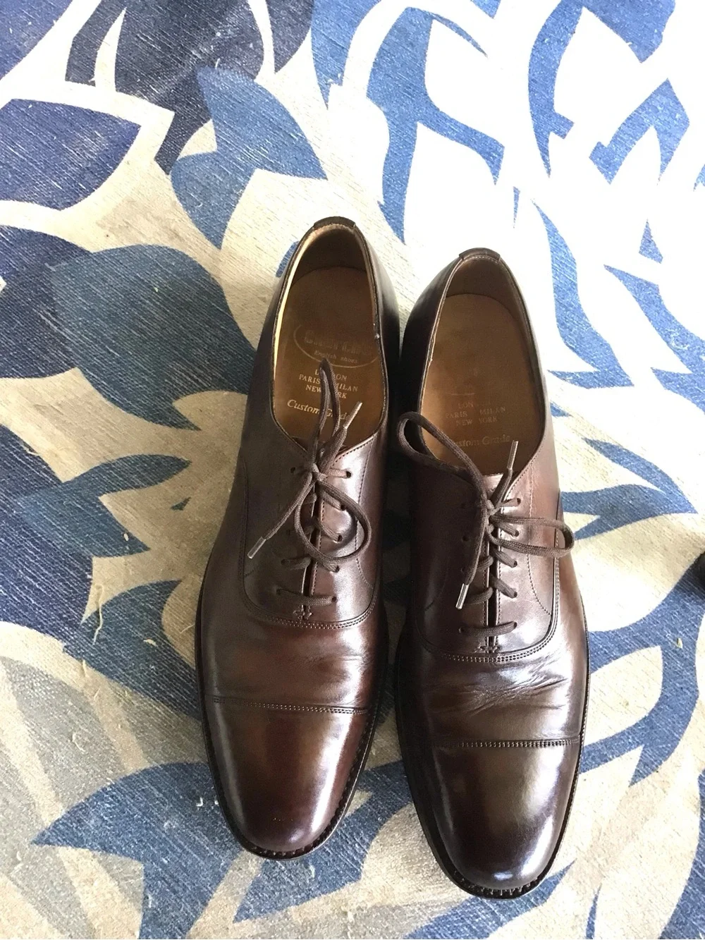 Church's Leather Cap-Toe Derby Shoes